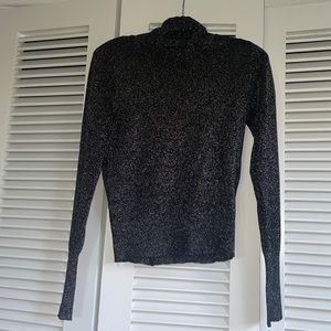Zara Metallic Turtleneck